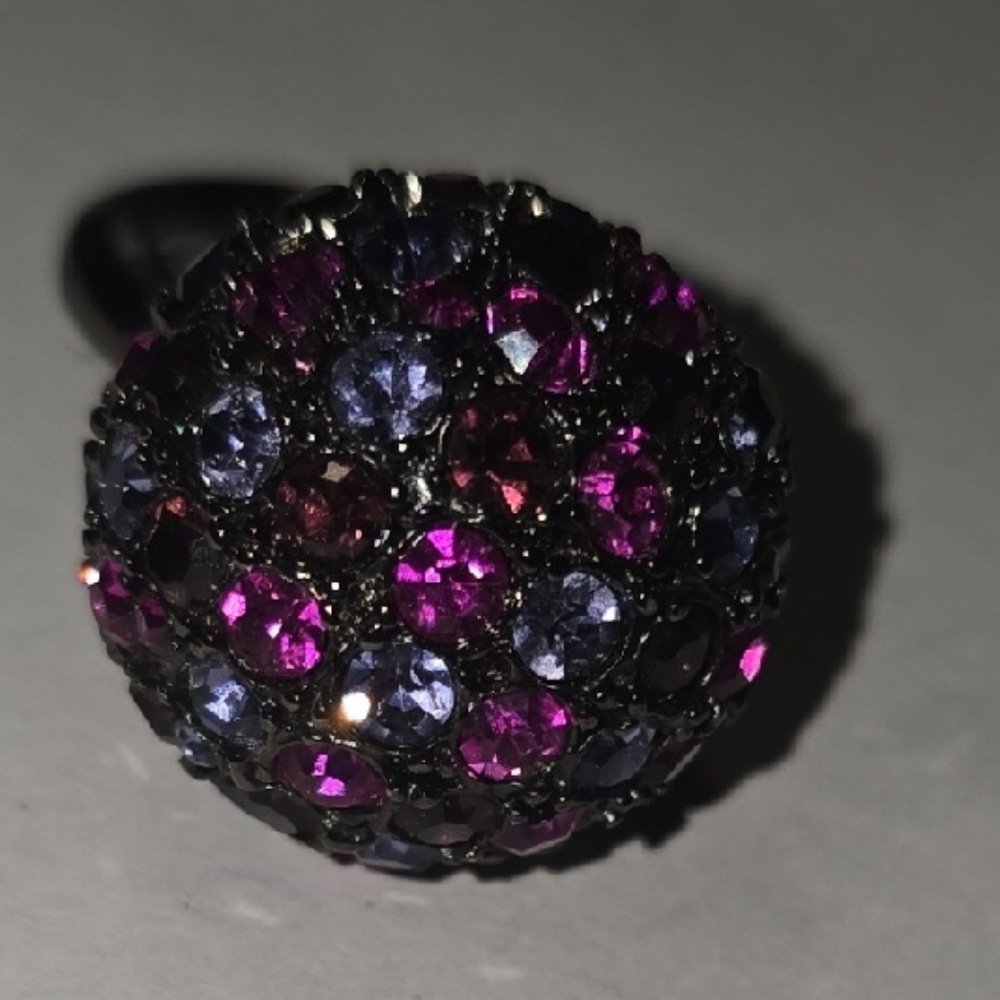 Kenneth Jay Lane Multicolor Crystal Ring